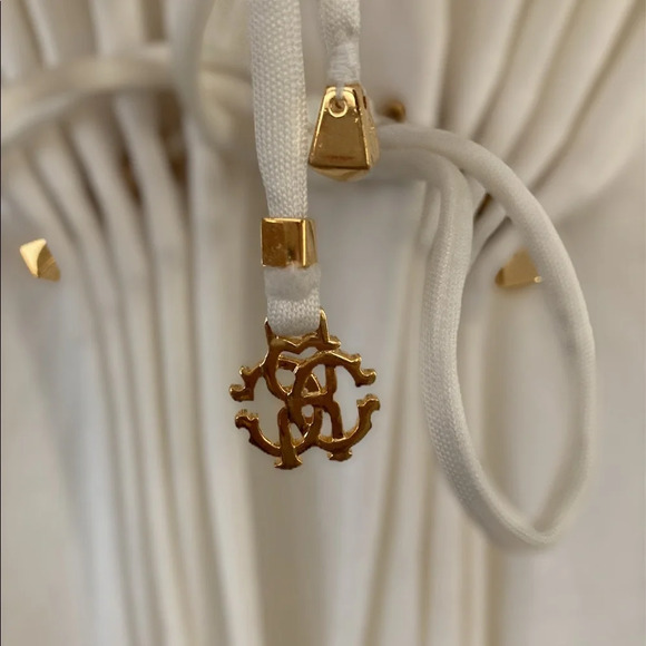 Roberto Cavalli Off White Sleeves Top Medium - Picture 5 of 11